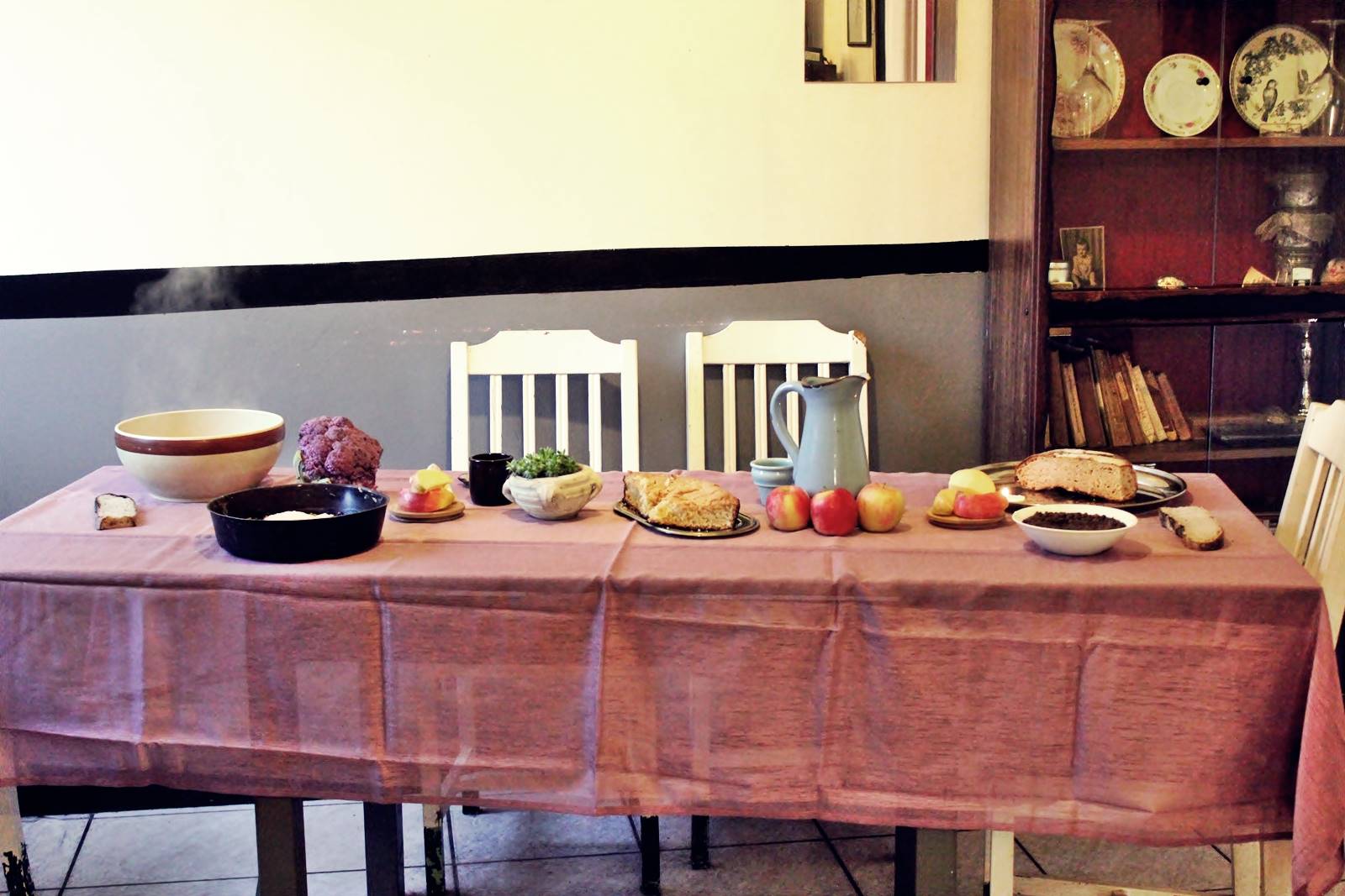 Diy table medievale repas ecole a la maison reconstitution 16