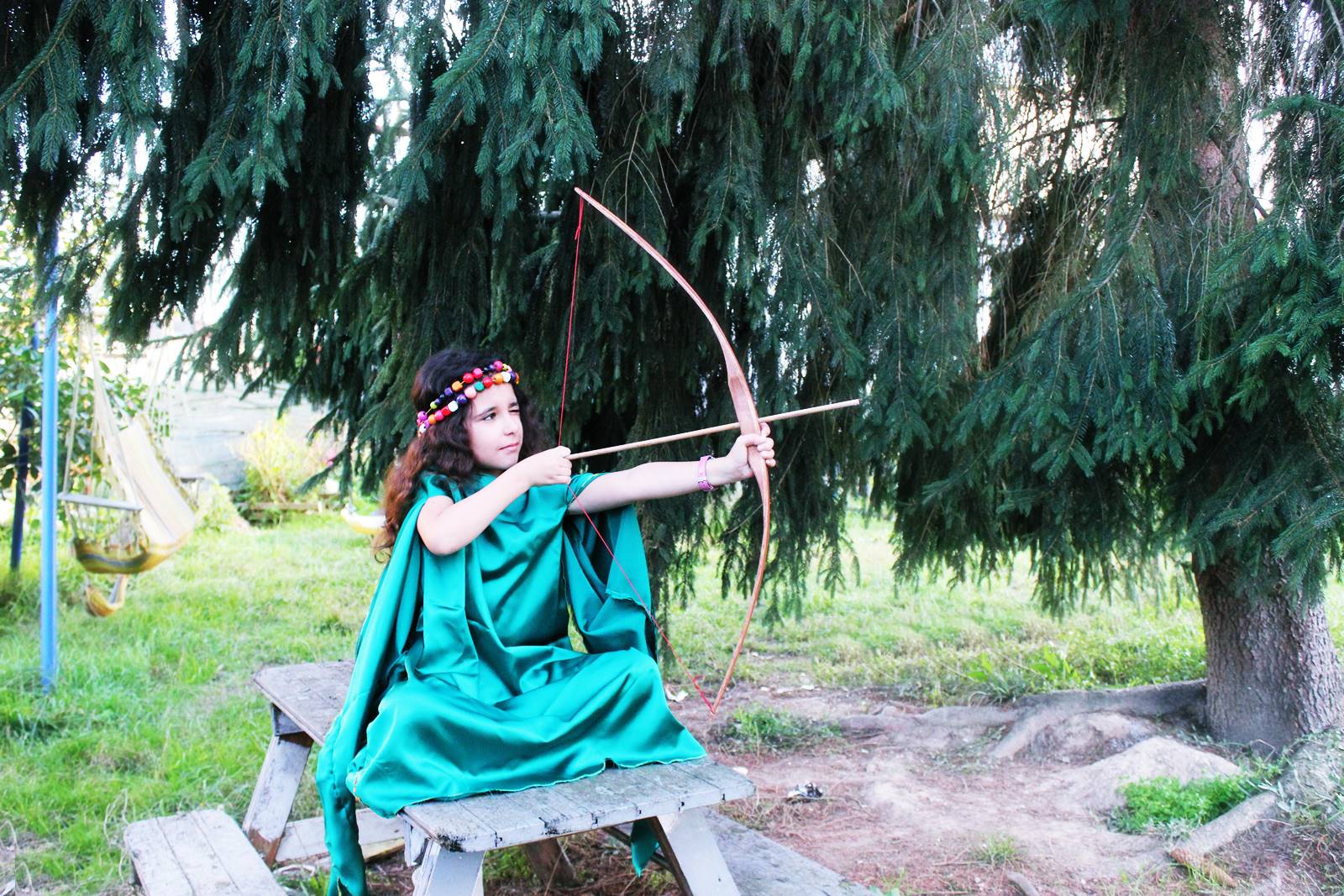 Robe medievale archer diy enfant blog 3