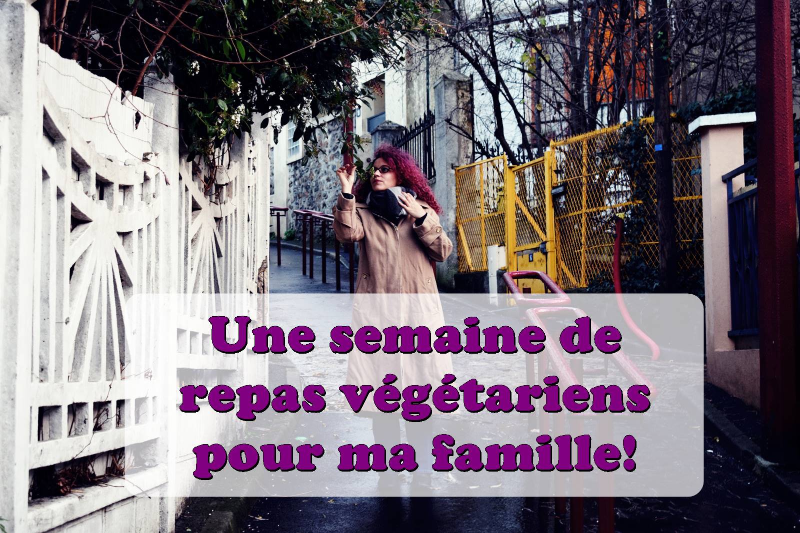 Une semaine de repas vegetariens pour ma famille