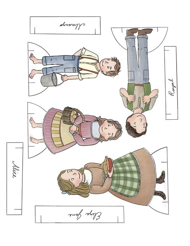 1 farmer boy paper dolls collection