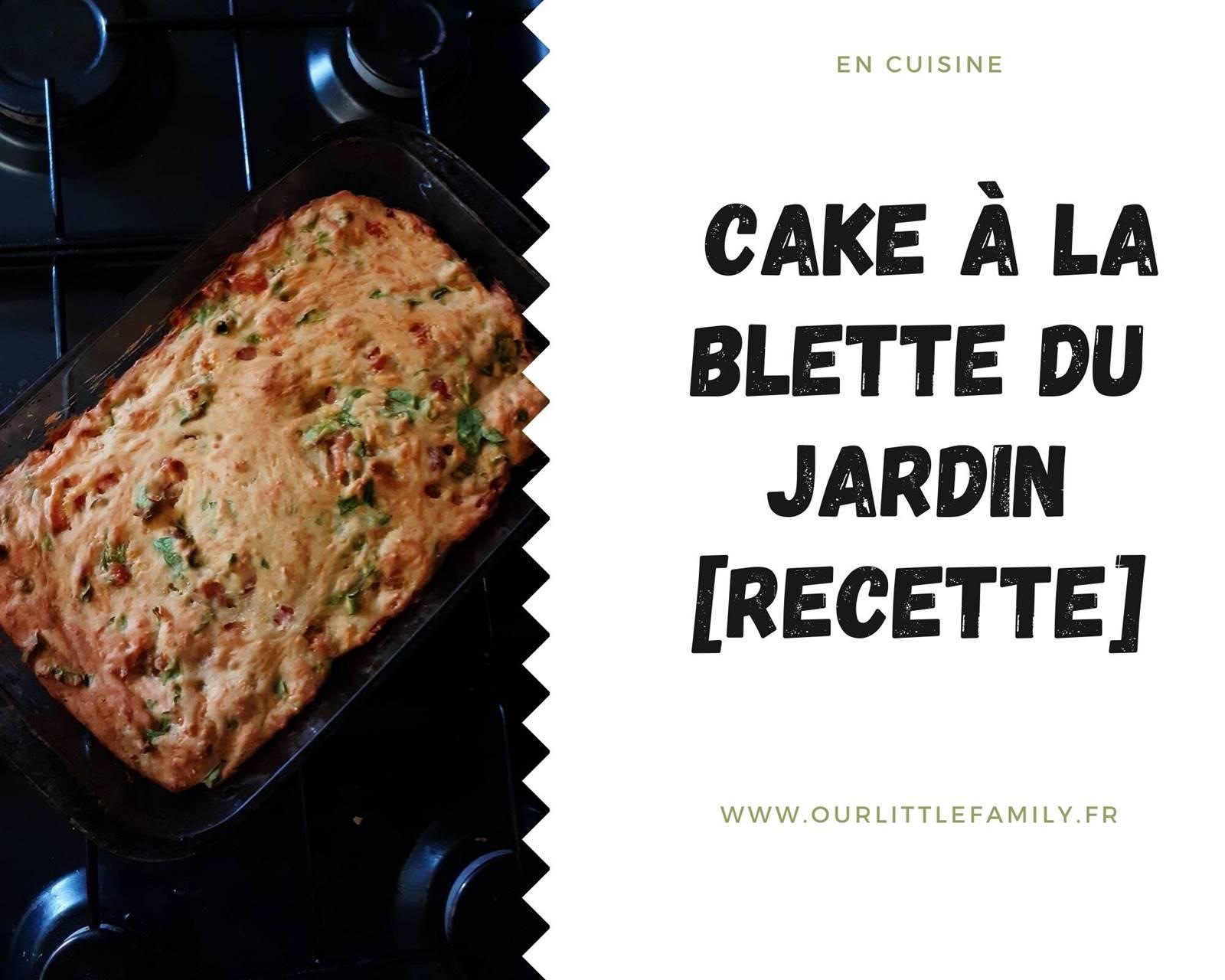 Cake a la blette du jardin