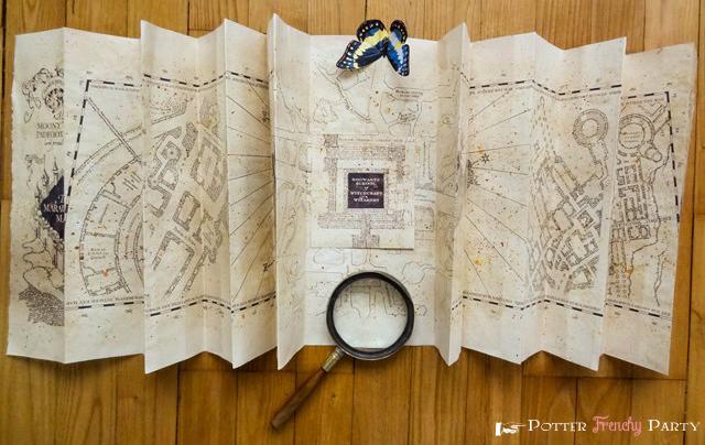 La carte du maraudeur de Harry Potter [DIY]