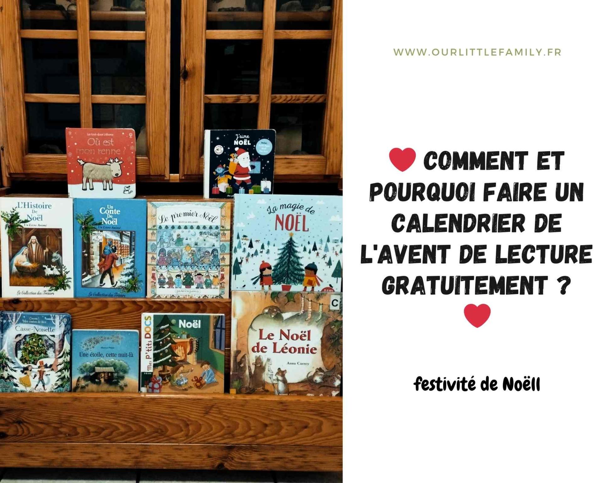 Comment et pourquoi faire un calendrier de l avent de lecture gratuitement