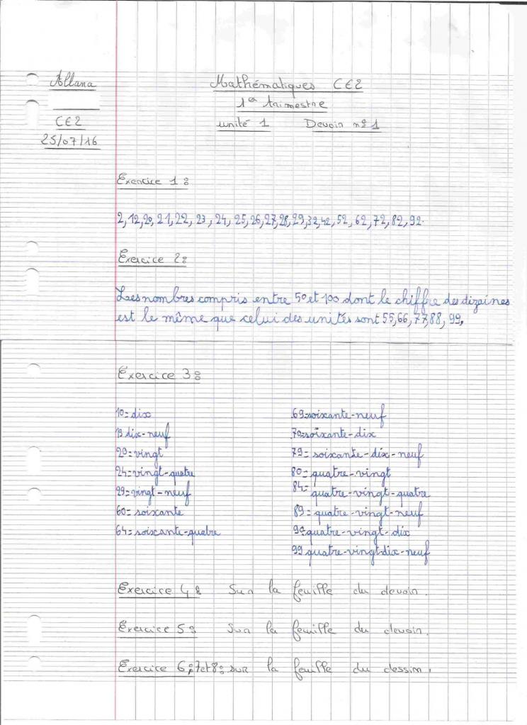 Cours pi devoir