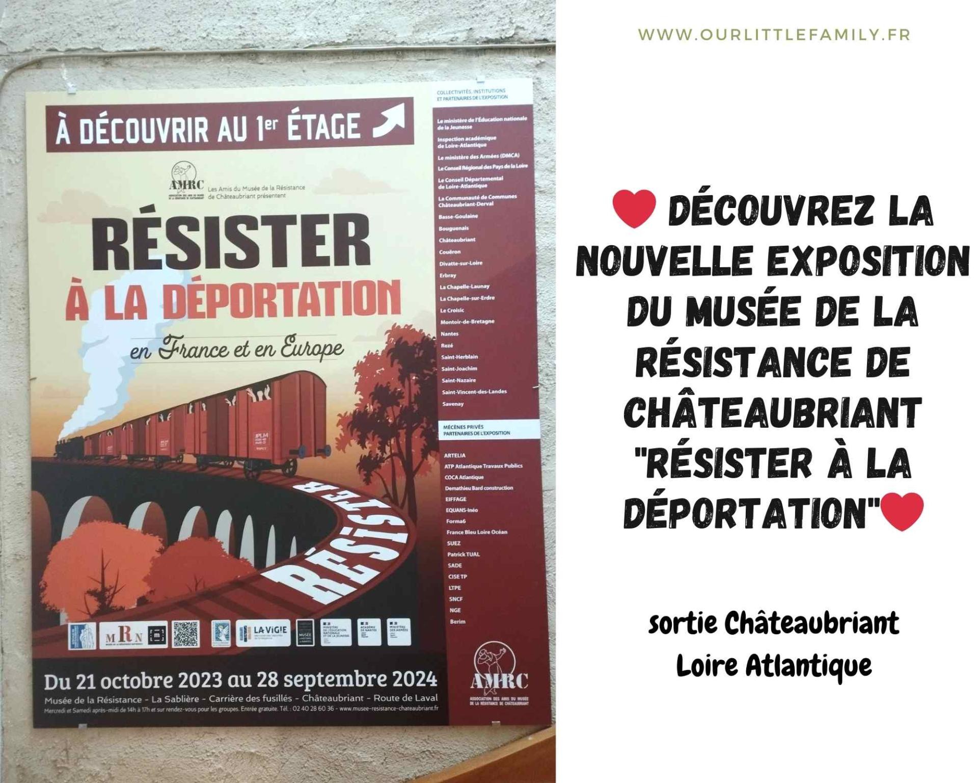 Decouvrez la nouvelle exposition du musee de la resistance de chateaubriant resister a la deportation