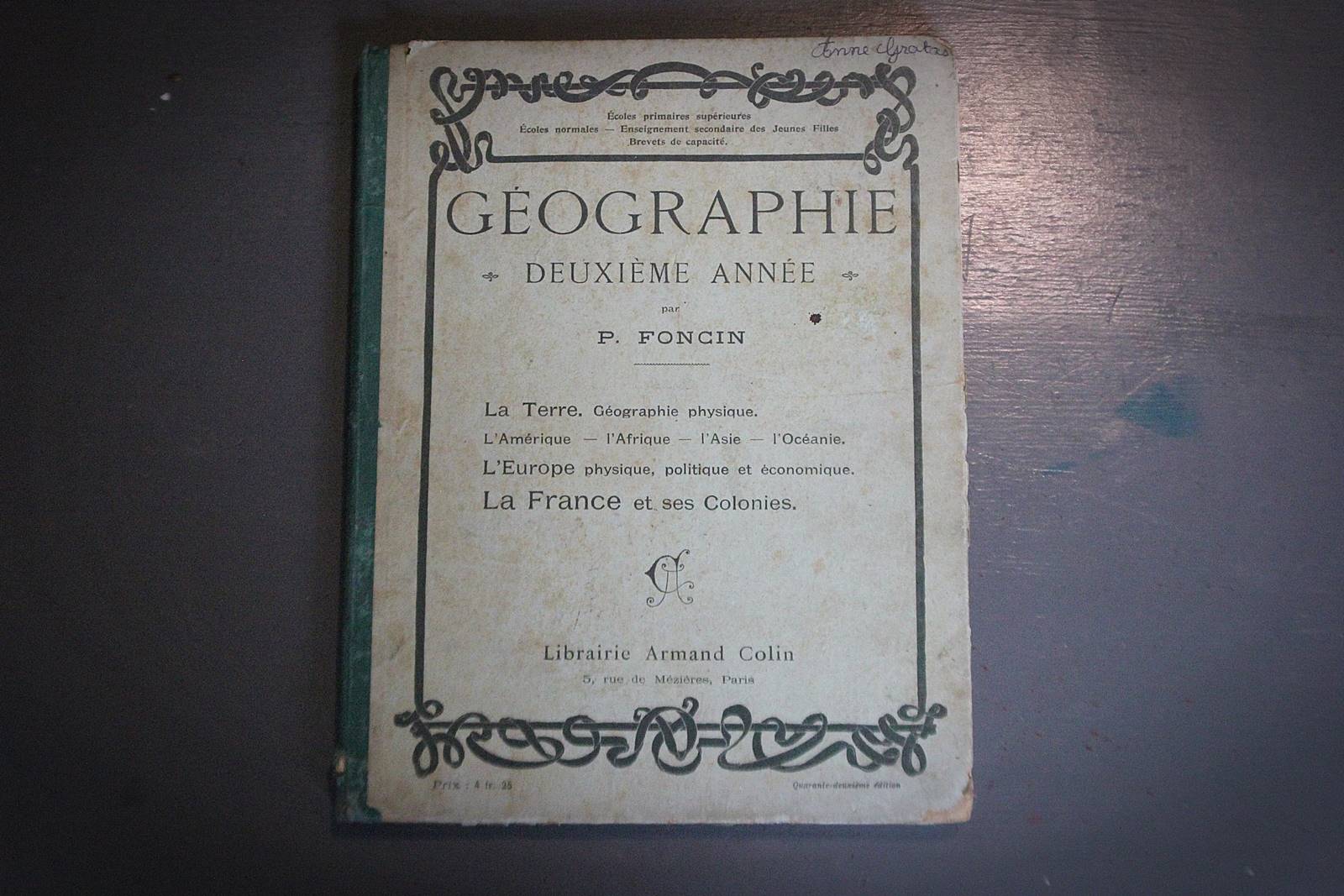 Geographie armand colin