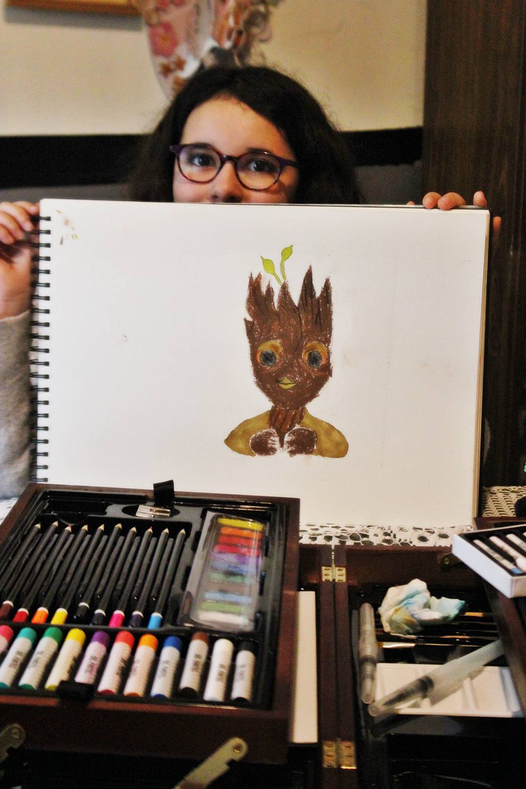 Groot dessin video blog