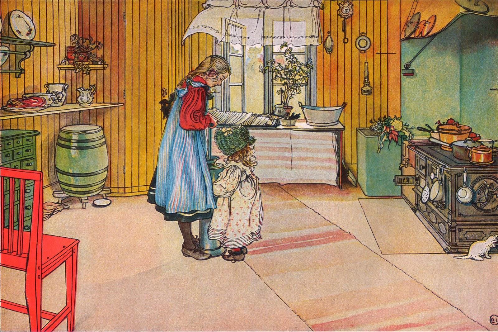 Koket av carl larsson 1898