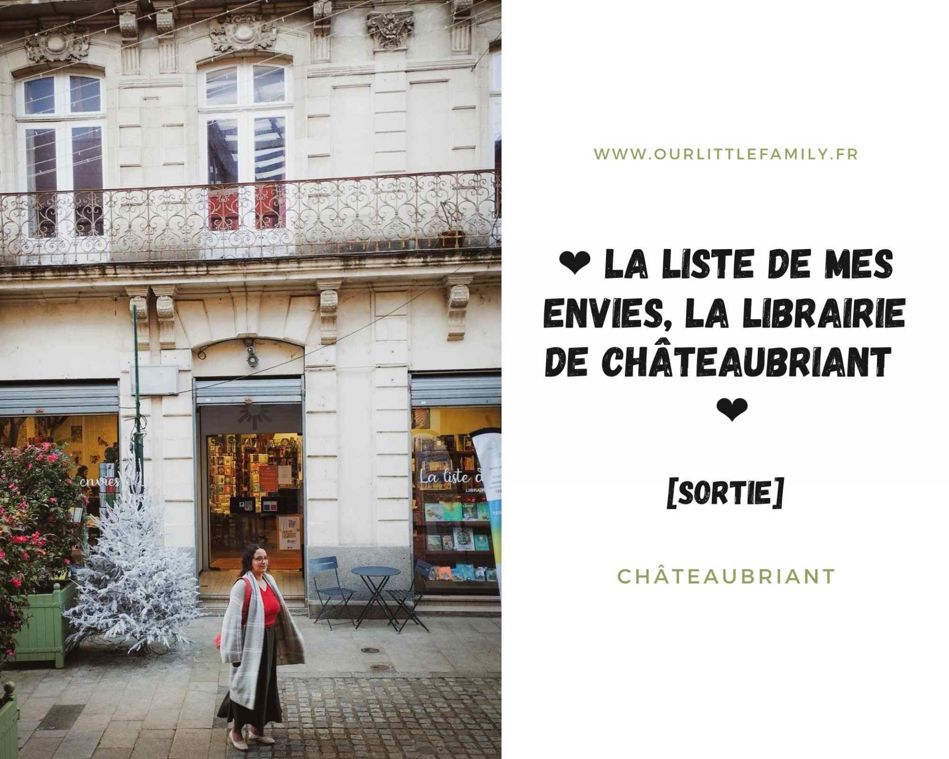 La liste de mes envies la librairie de chateaubriant