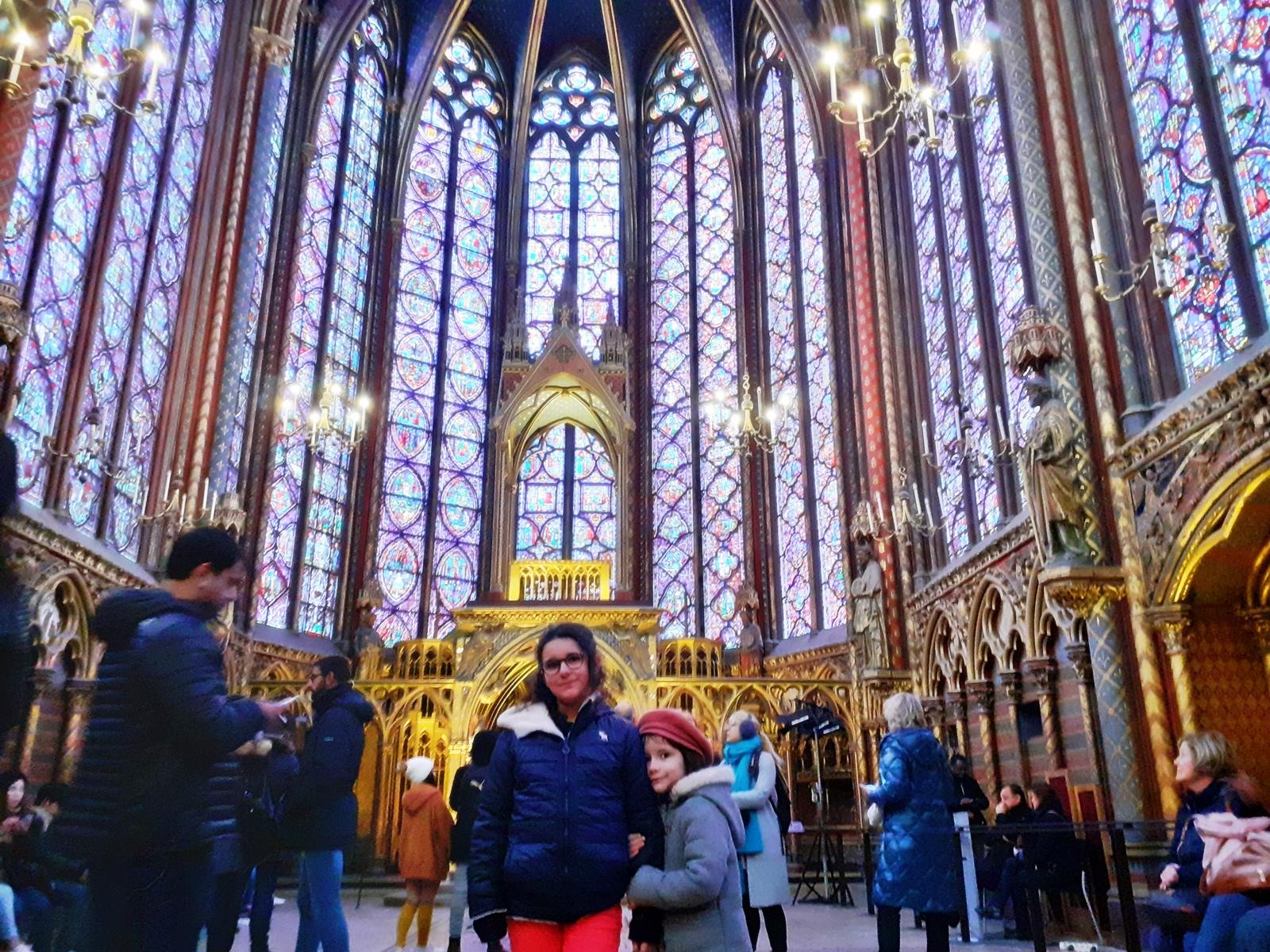 La sainte chapelle paris cite chatelet