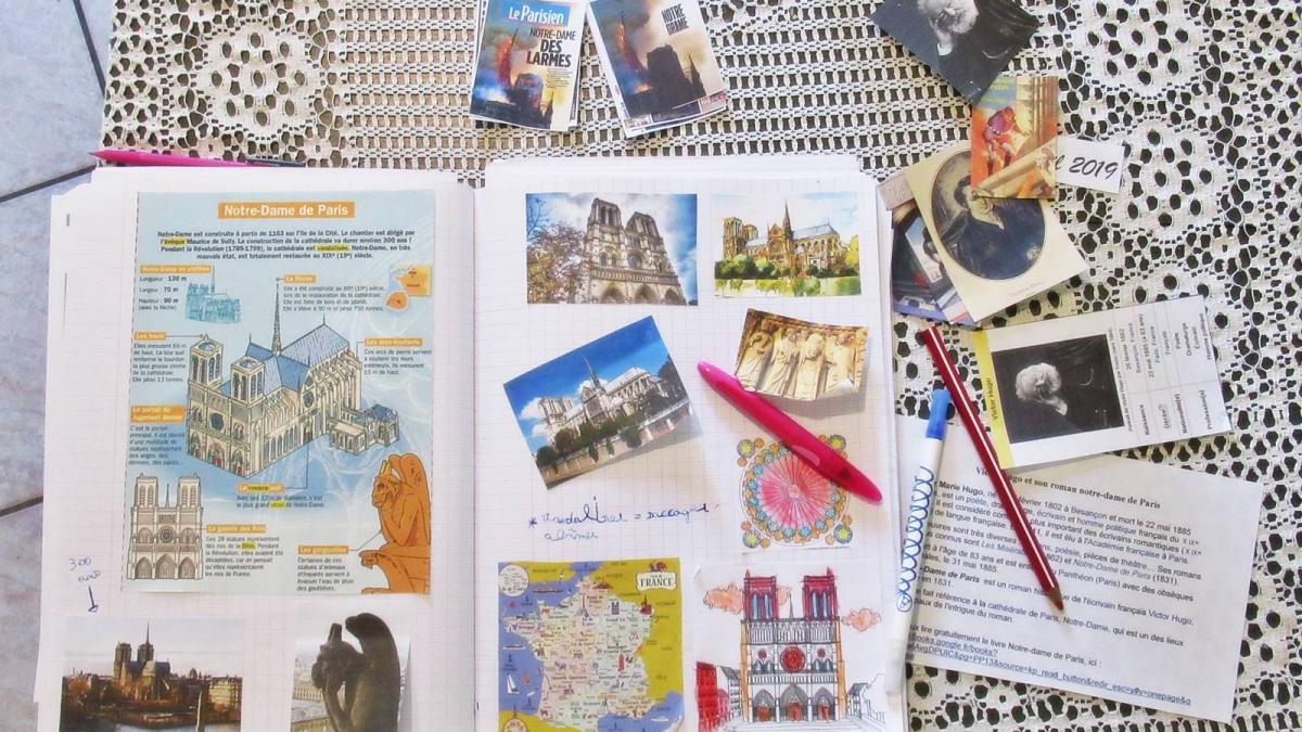 Lapbook notre dame de paris 1