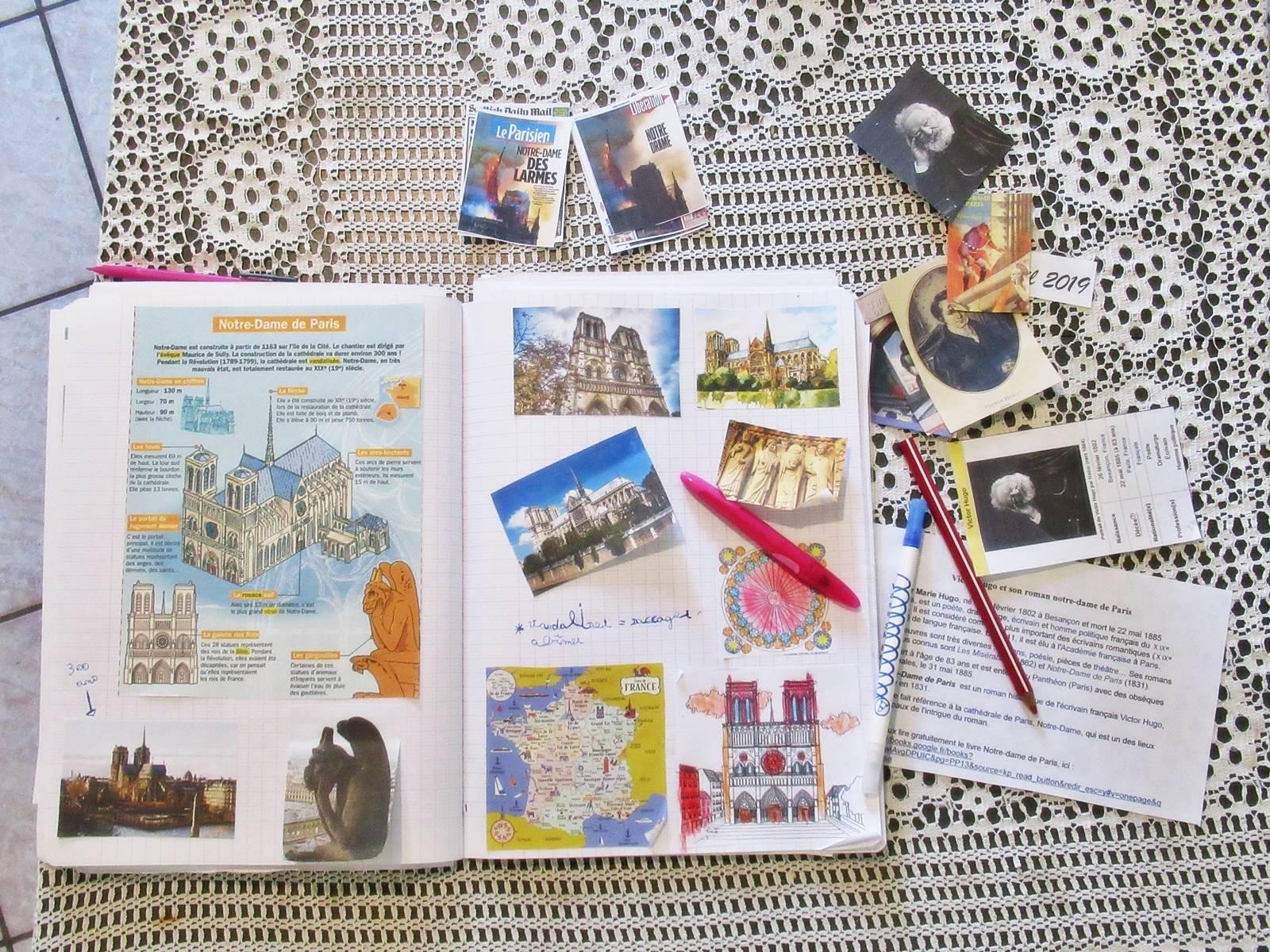 Lapbook notre dame de paris 1