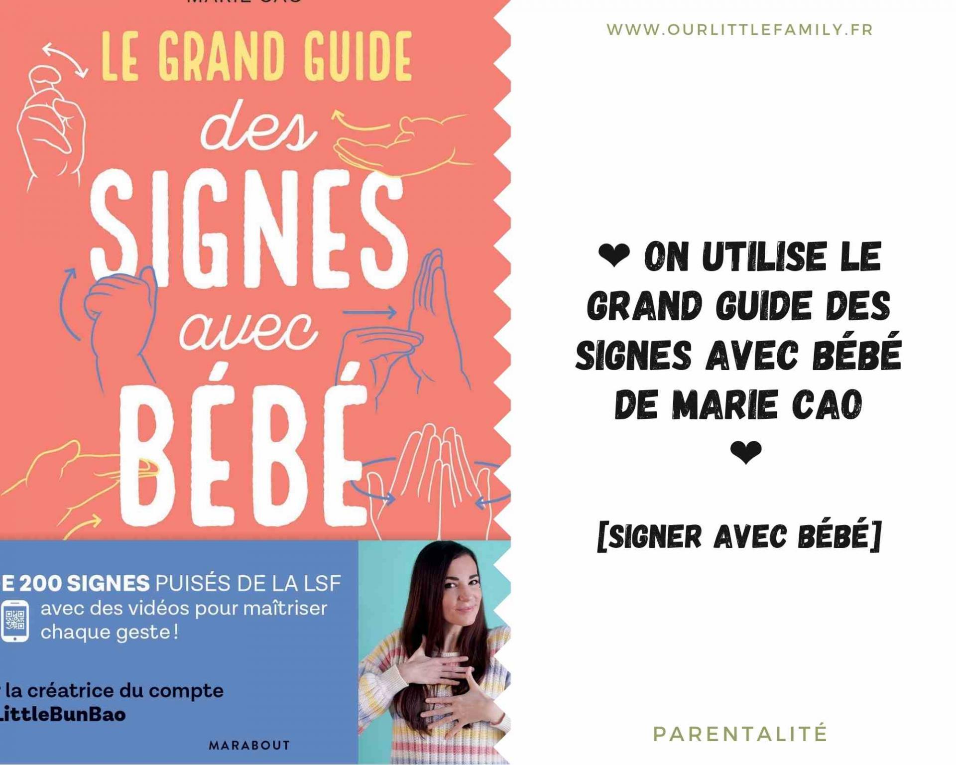 Le grand guide des signes avec bebe 1