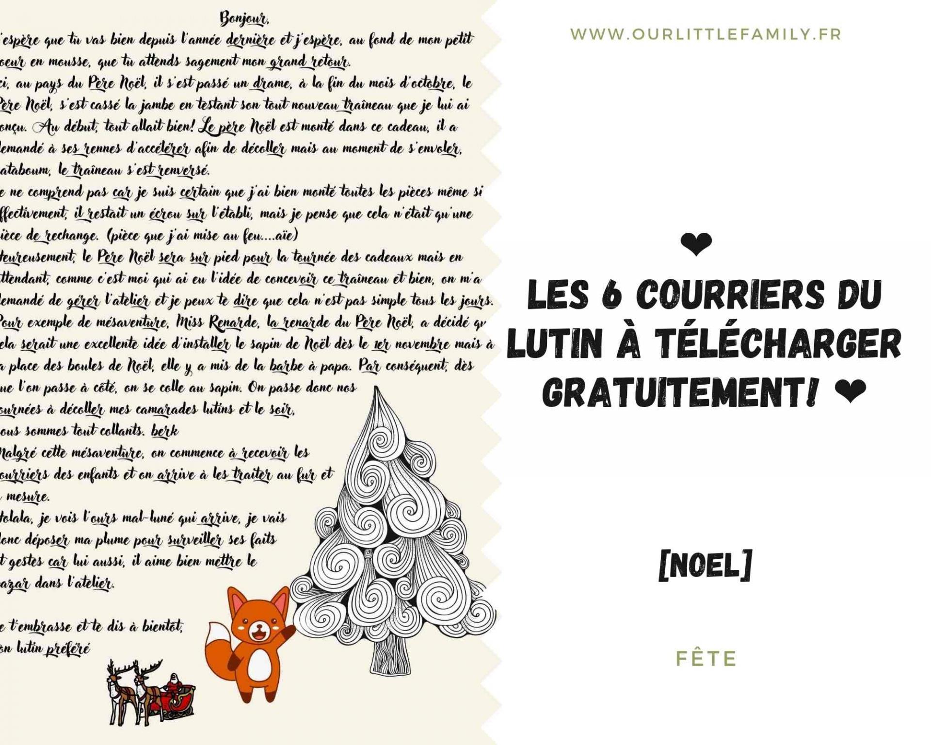 Les 6 courriers du lutin a telecharger gratuitement