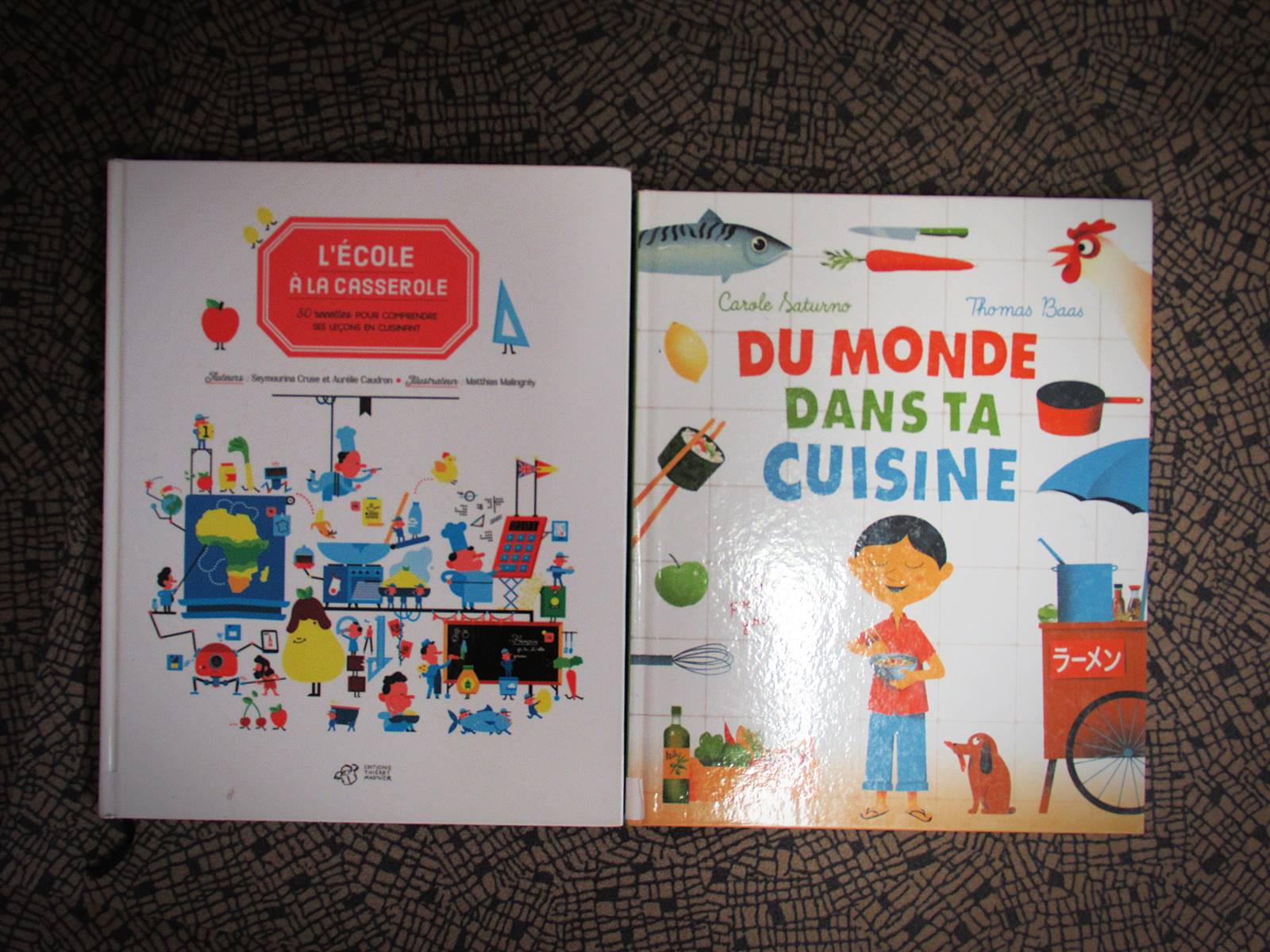 Livres pour cuisiner en apprenant le programme scolaire