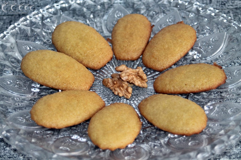 Madeleine sans lactose et sans gluten