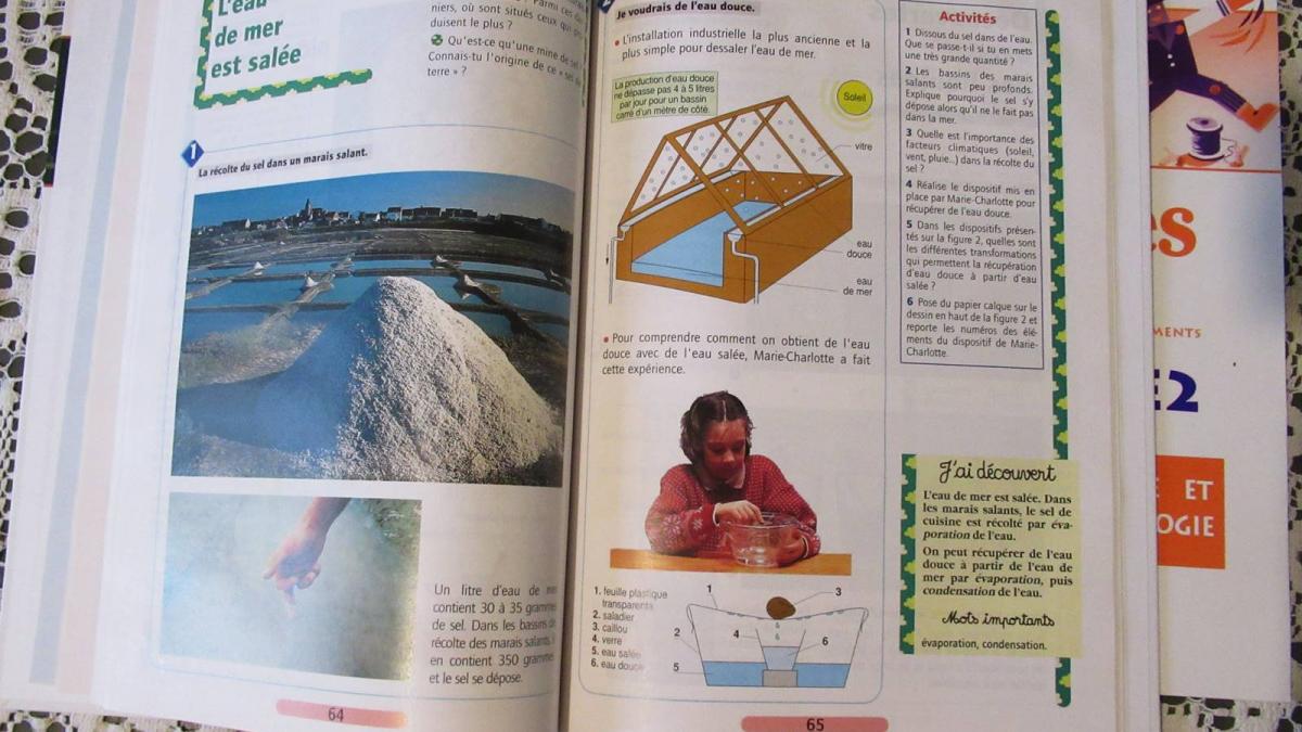 Manuel ce2 science technologie chimie bordas ief 6