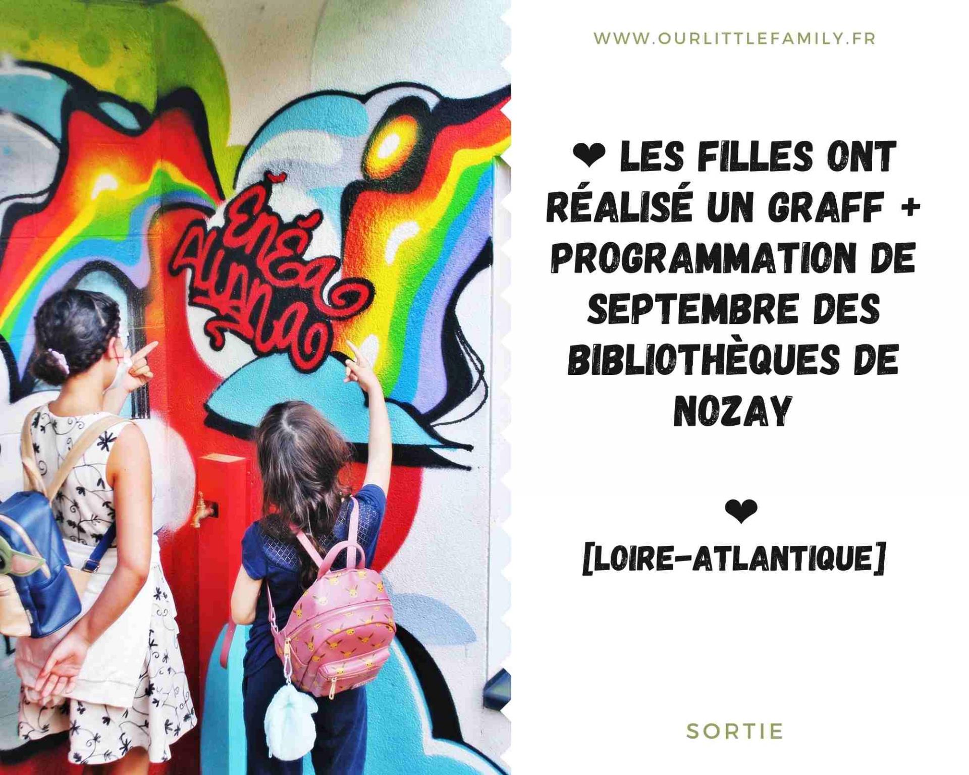 Les filles ont réalisé un graff + programmation de septembre