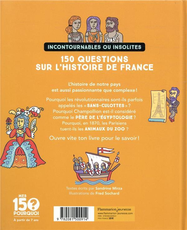 Mes 150 pourquoi l histoire de france 2