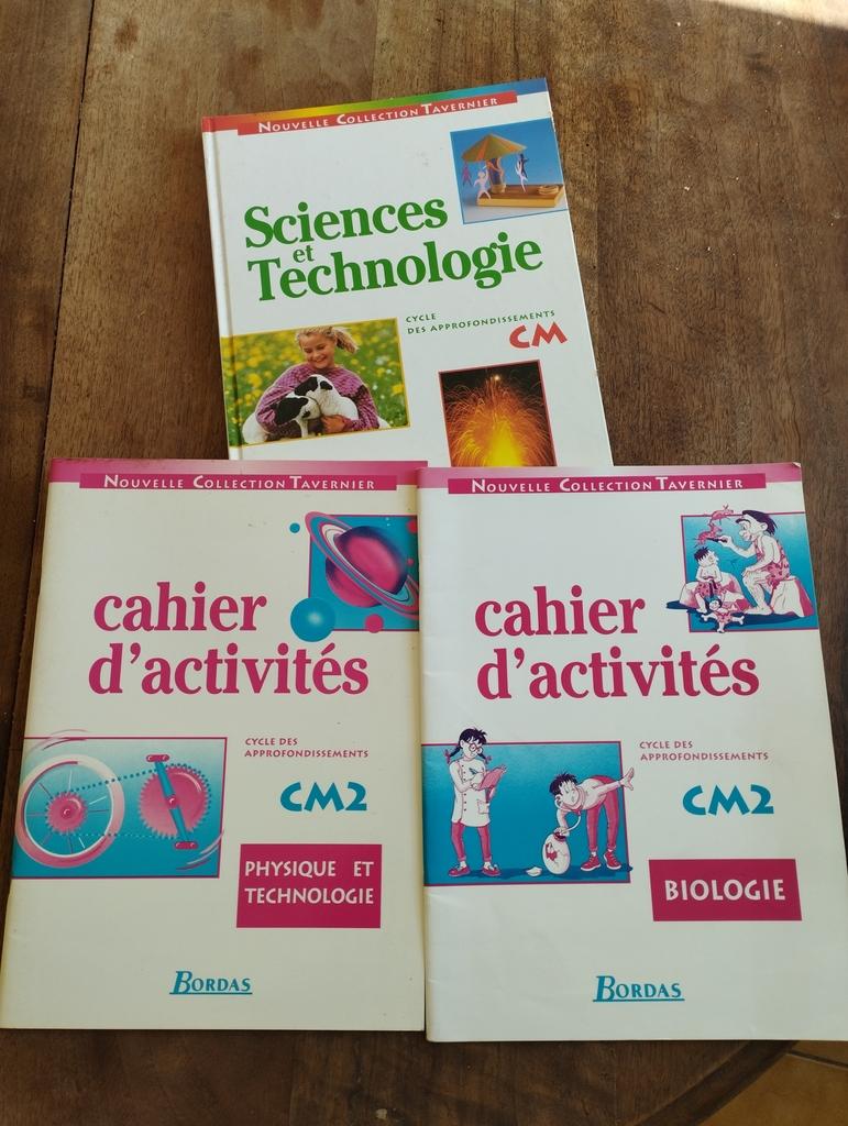 Nos manuels en sciences et technologie cycle 3 ou cm1 cm2 6eme