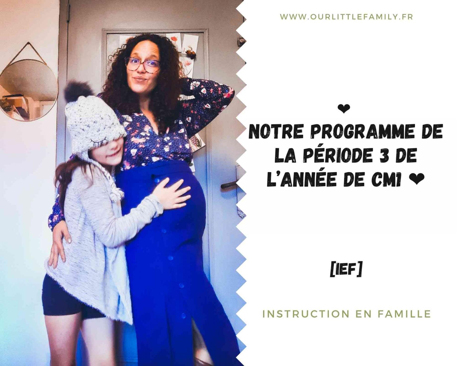 Notre programme de la periode 3 de l annee de cm1