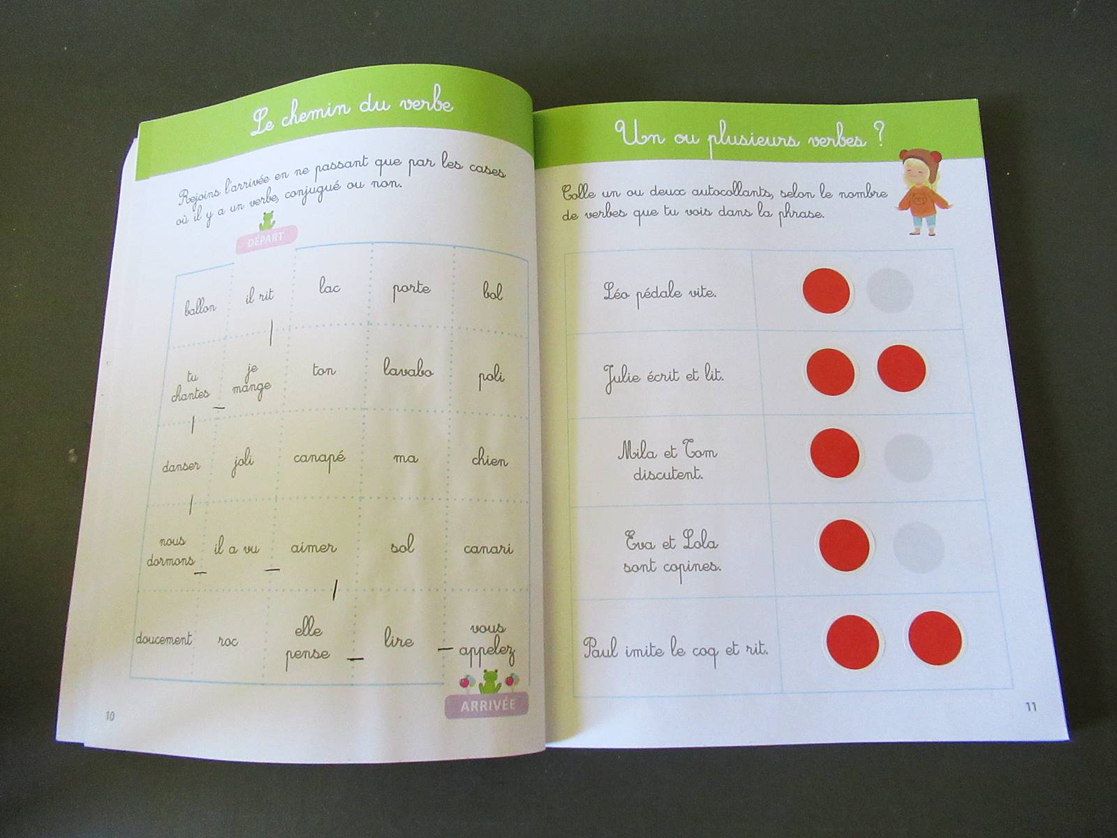 On a teste mon grand cahier montessori de grammaire 3