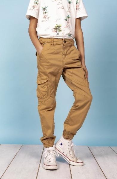 Pantalon slim cargo garden