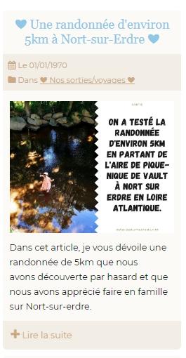 Randonnee 5km nort sur erdre