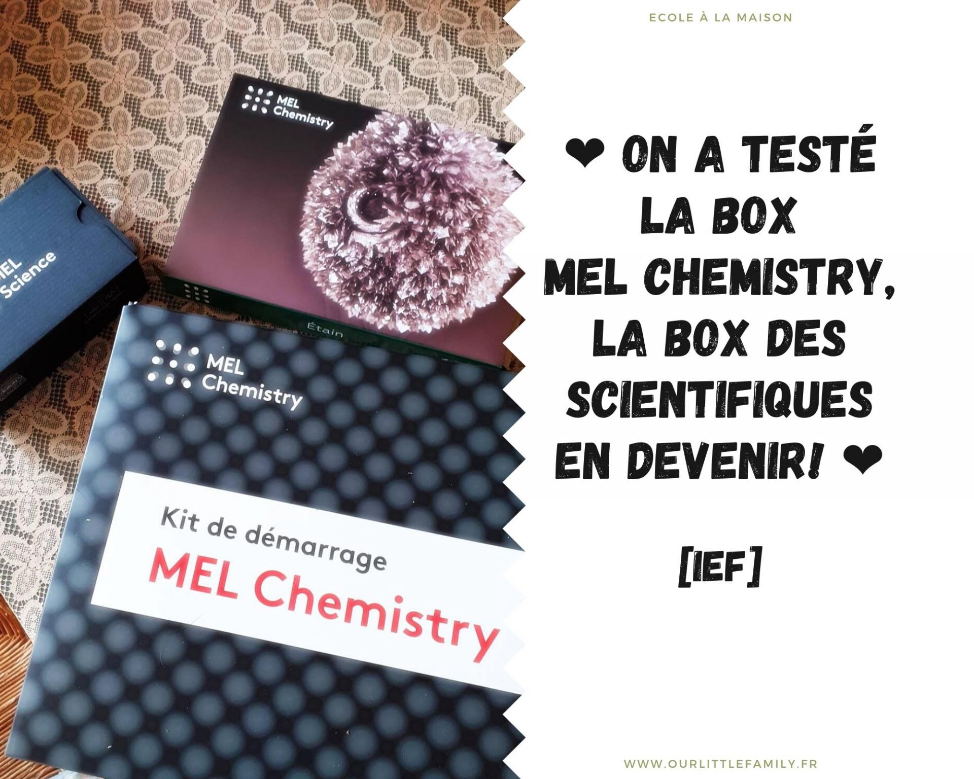 mel chemistry avis test