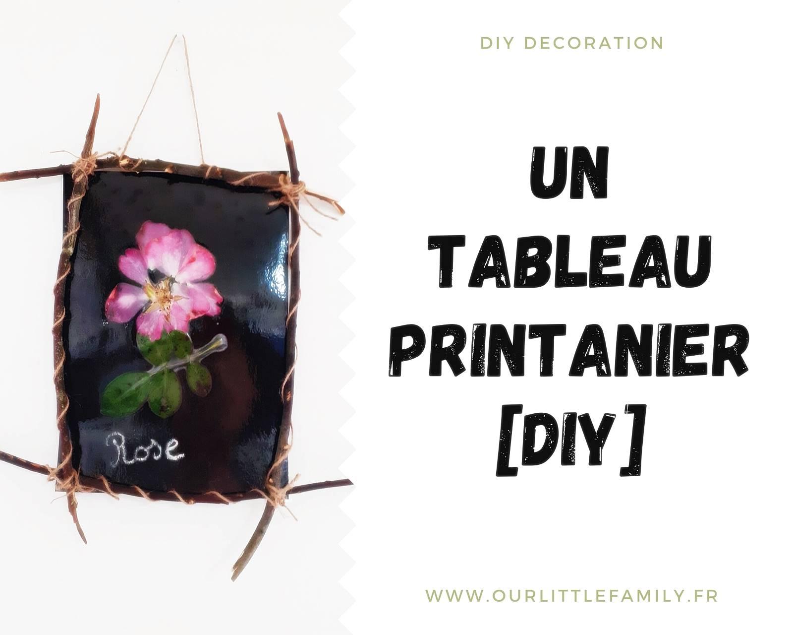 Un tableau printanier diy un tableau printanier diy