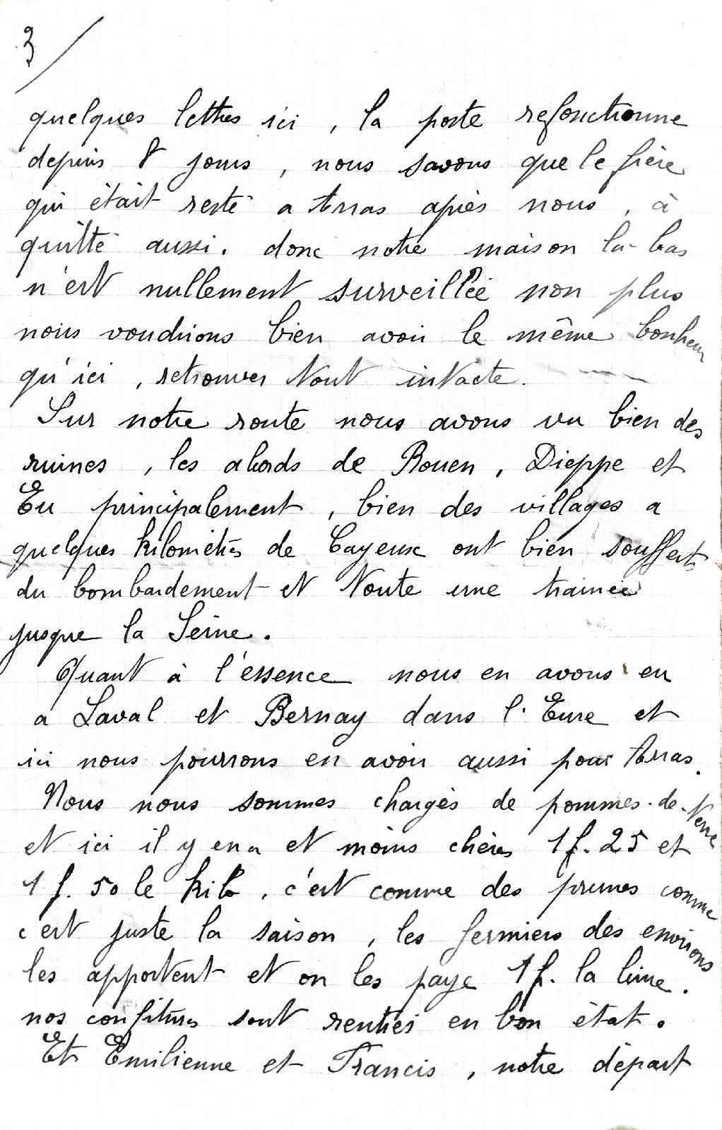 Une lettre d aout 1940 ou petit temoignage d une civile durant la seconde guerre mondialeimg 20230304 133817